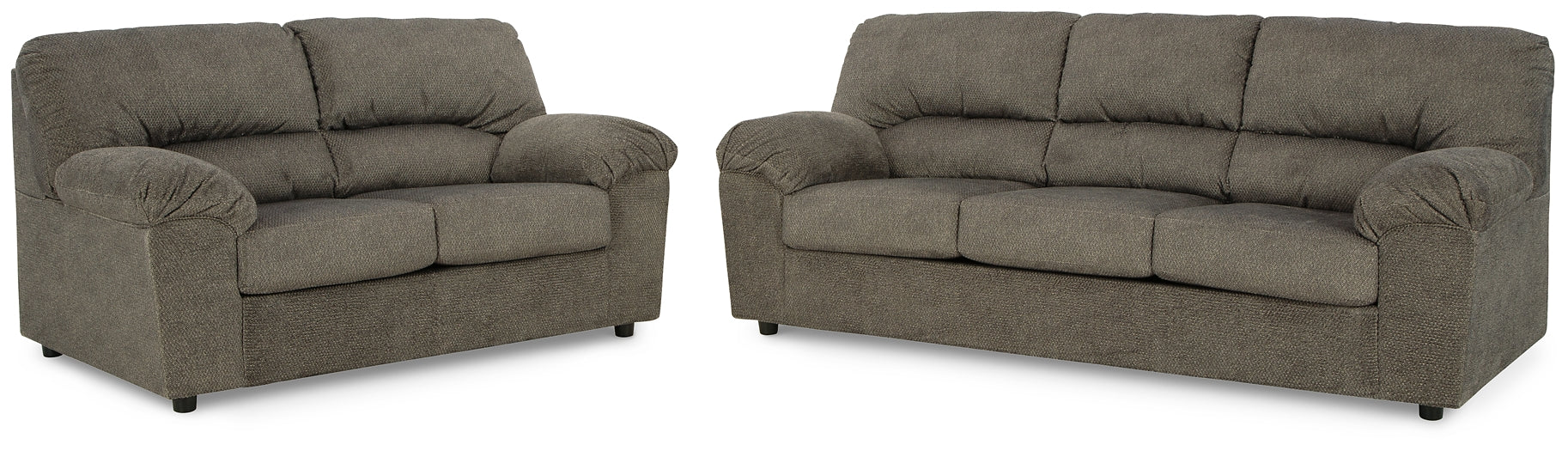 Norlou Sofa and Loveseat at Walker Mattress and Furniture Locations in Cedar Park and Belton TX.
