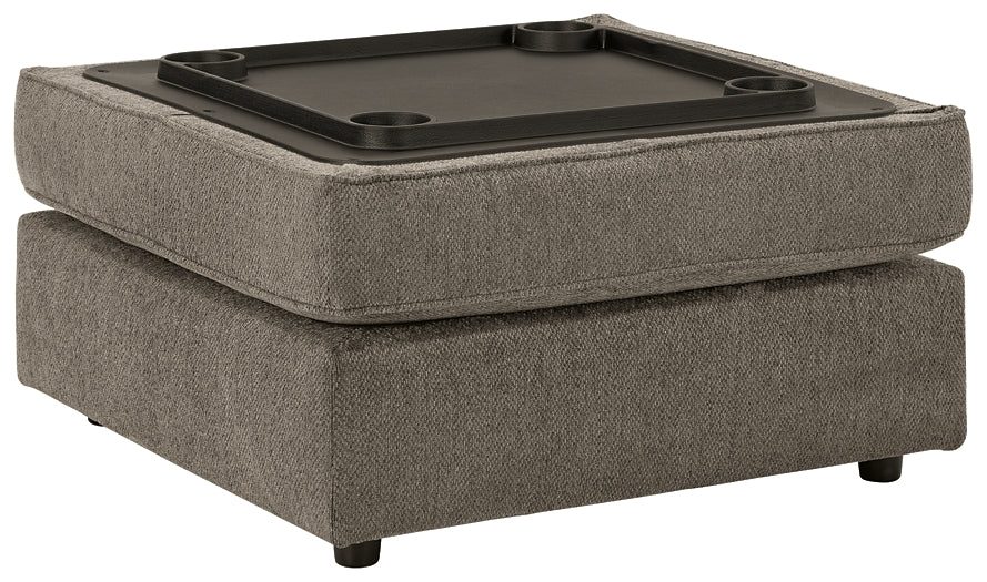 O'Phannon 2-Piece Sectional with Ottoman at Walker Mattress and Furniture Locations in Cedar Park and Belton TX.