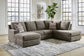 O'Phannon 2-Piece Sectional with Ottoman at Walker Mattress and Furniture Locations in Cedar Park and Belton TX.