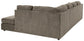 O'Phannon 2-Piece Sectional with Ottoman at Walker Mattress and Furniture Locations in Cedar Park and Belton TX.