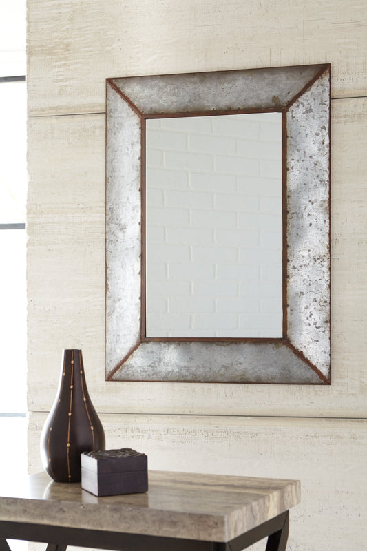 O'Tallay Accent Mirror at Walker Mattress and Furniture Locations in Cedar Park and Belton TX.