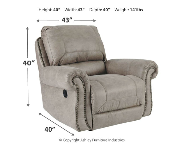 Olsberg Rocker Recliner at Walker Mattress and Furniture Locations in Cedar Park and Belton TX.