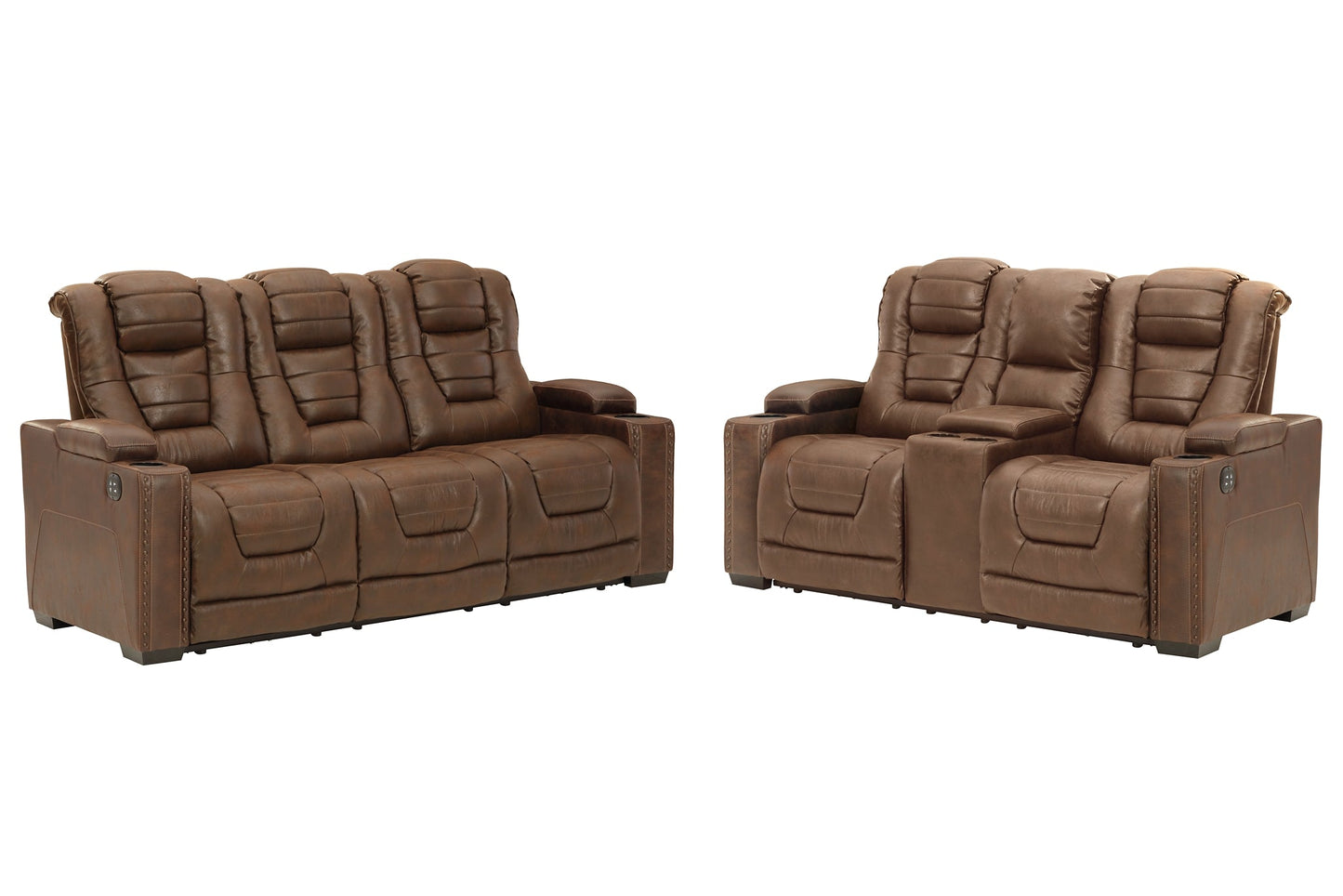 Owner's Box Sofa and Loveseat at Walker Mattress and Furniture Locations in Cedar Park and Belton TX.
