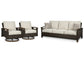 Paradise Trail Outdoor Sofa with 2 Lounge Chairs at Walker Mattress and Furniture Locations in Cedar Park and Belton TX.