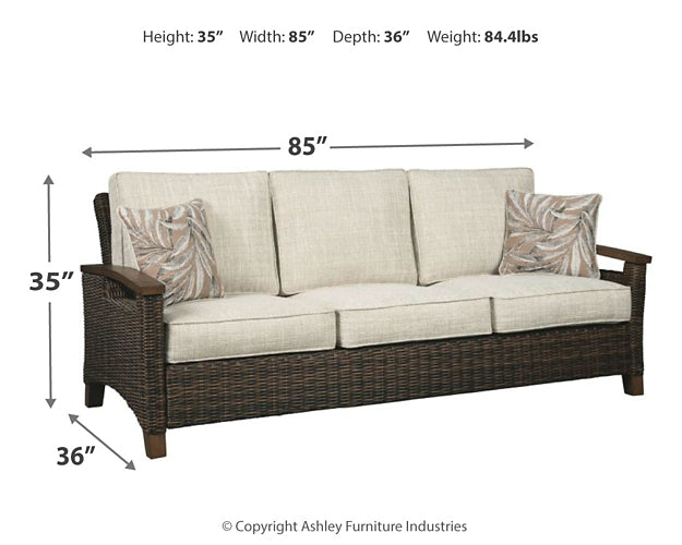 Paradise Trail Sofa with Cushion at Walker Mattress and Furniture Locations in Cedar Park and Belton TX.