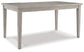 Parellen Rectangular Dining Room Table at Walker Mattress and Furniture Locations in Cedar Park and Belton TX.