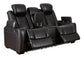 Party Time PWR REC Loveseat/CON/ADJ HDRST at Walker Mattress and Furniture Locations in Cedar Park and Belton TX.