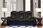 Party Time PWR REC Sofa with ADJ Headrest at Walker Mattress and Furniture Locations in Cedar Park and Belton TX.