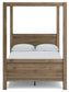 Aprilyn Full Canopy Bed with Dresser, Chest and 2 Nightstands