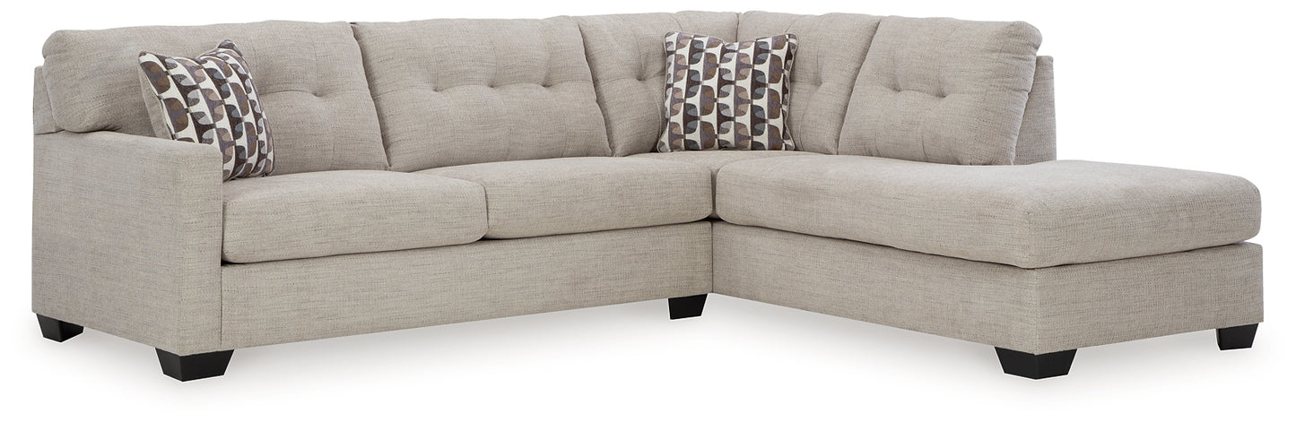 Mahoney 2-Piece Sectional with Ottoman